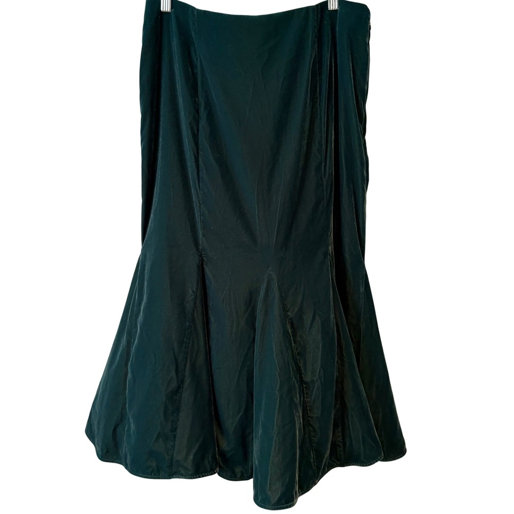 Summersalt Teal Sustainable Velvet Midi Mermaid Skirt in Size 12